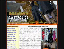 Tablet Screenshot of halloween-safety.com